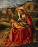 Giorgione The Virgin and the Child in a Landscape - Hermitage